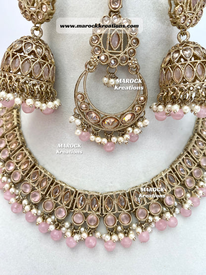 Alisha Antique Polki Choker/Necklace sets