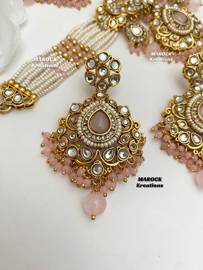 Mahima Premium Quality Kundan Choker set