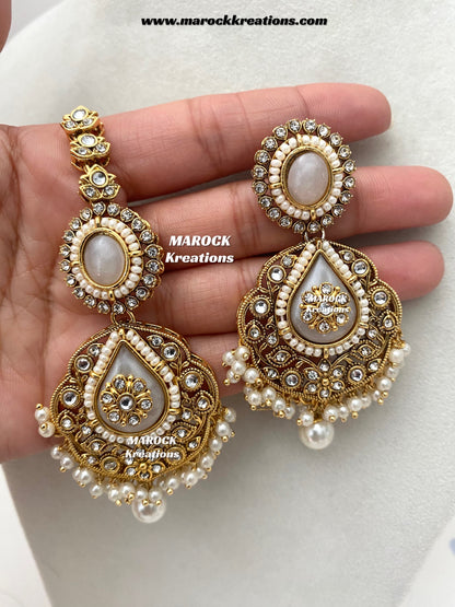Rufsana Sabyasachi inspired Premium Quality Kundan statement necklace set