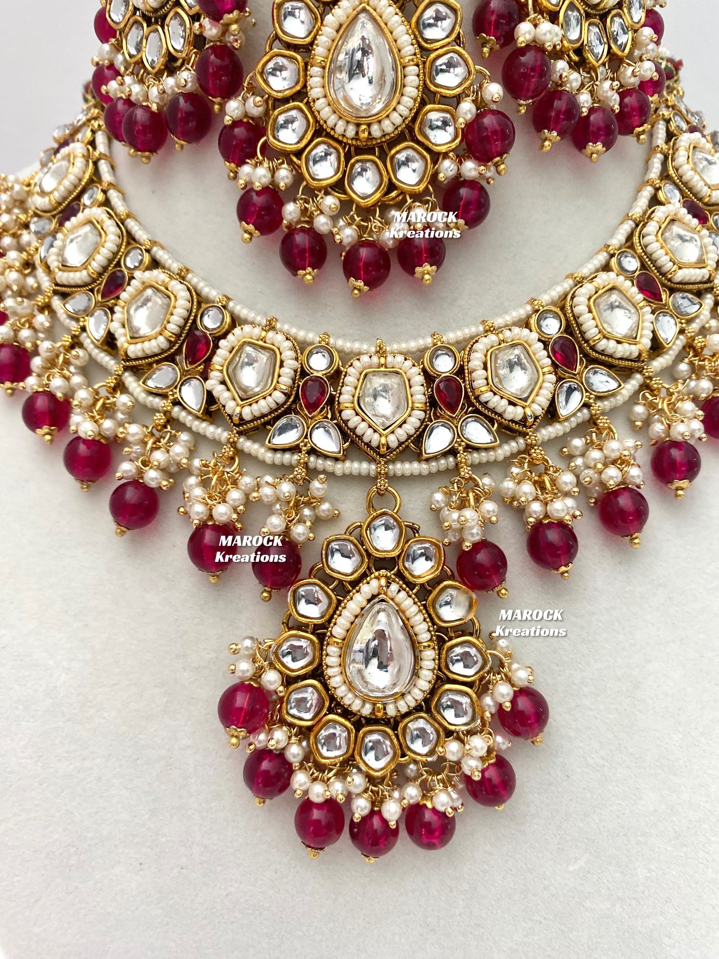 Sania Premium Quality Kundan Necklace set