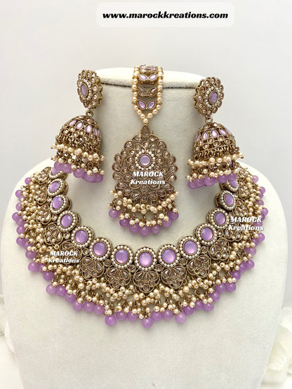 Aalia Antique Polki Necklace set