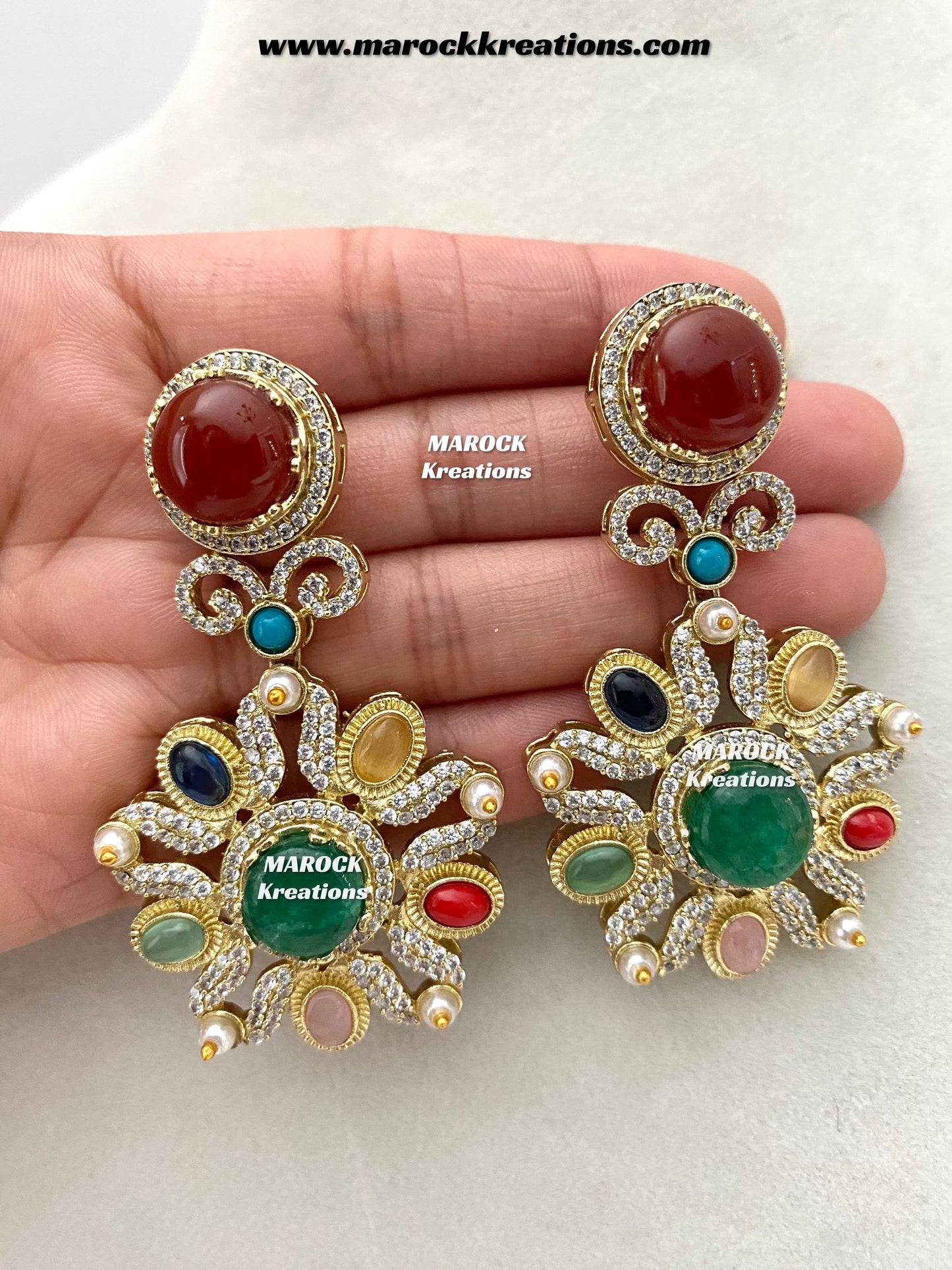 Ella Premium quality Sabyasachi inspired Statement necklace set