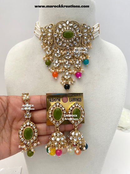 Krupa Kundan Choker set