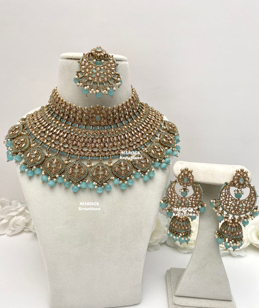 Tashi Premium Quality Polki Statement Bridal set