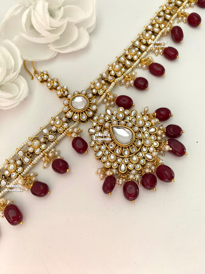 Premium Quality Kundan Bridal set/Indian bridal jewelry