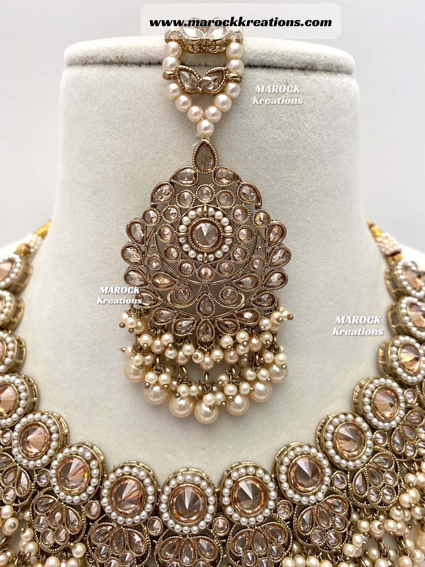 Aalia Antique Polki Necklace set