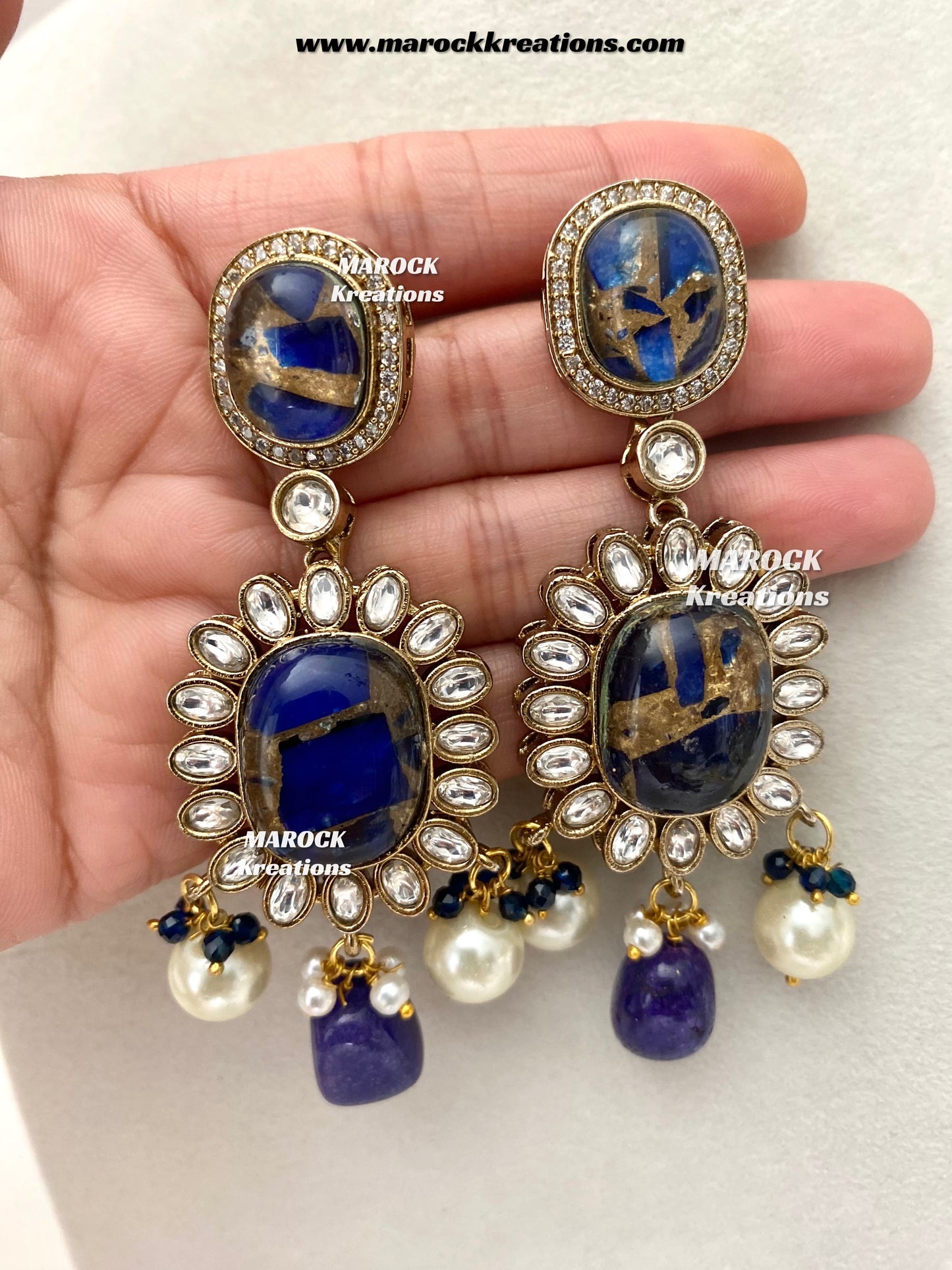 Jane Sabyasachi inspired Premium Quality  Kundan statement necklace set