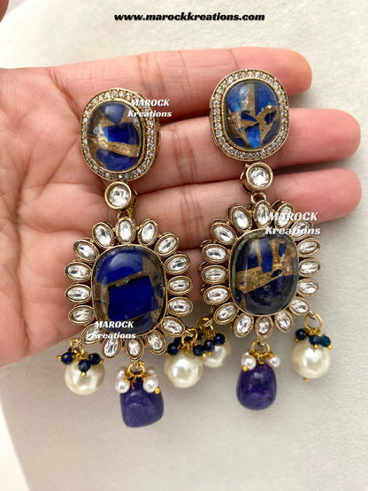 Jane Sabyasachi inspired Premium Quality  Kundan statement necklace set