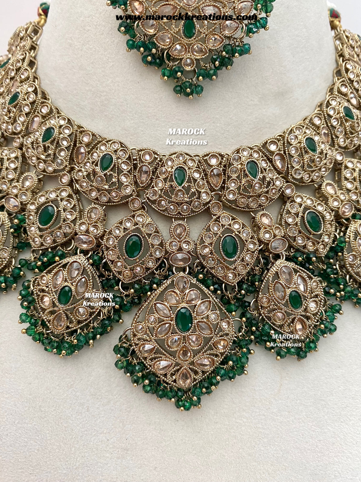Shradha Polki Statement Necklace set/Bridal set