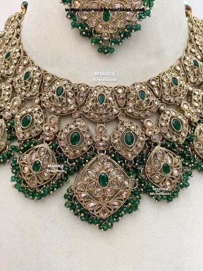 Shradha Polki Statement Necklace set/Bridal set