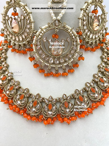 Antique Polki Necklace set