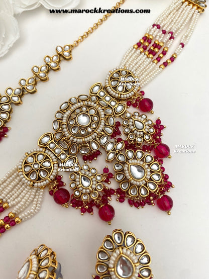 Shaneel Premium quality Kundan Choker set