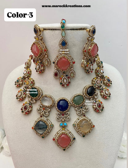Niharika Sabyasachi inspired Premium Quality Kundan statement choker/necklace set