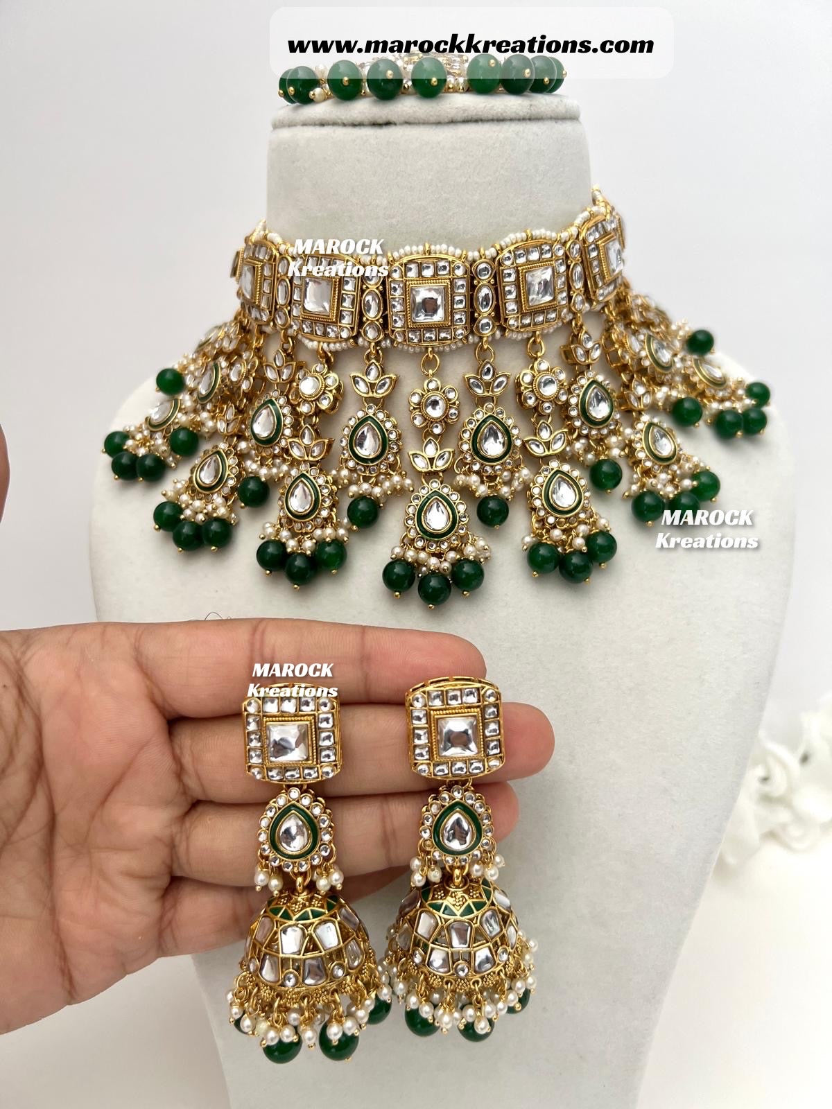 Zoya Premium Quality Kundan Statement Necklace set