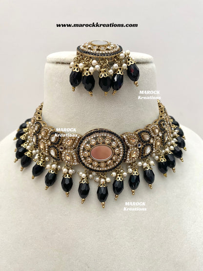 Resmin Premium Quality Mirror Choker set