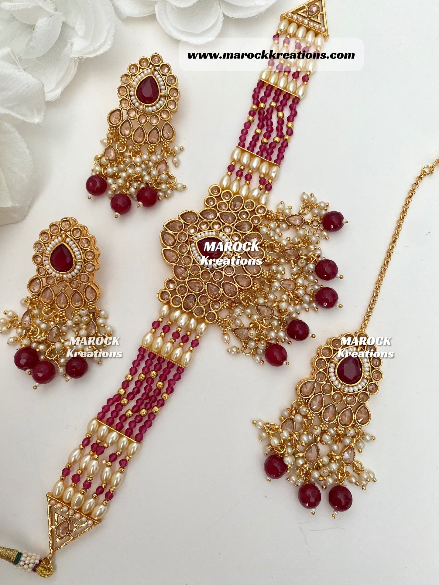 Gold Polki Choker set