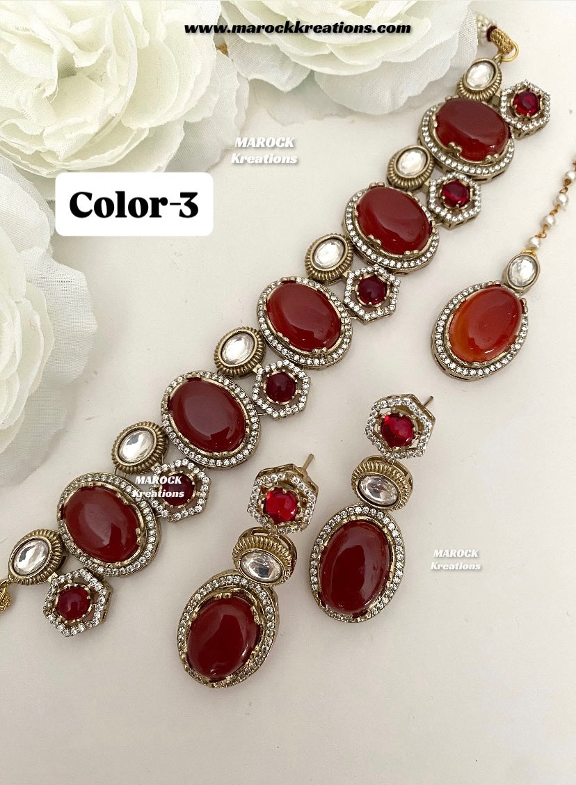 Ridam Sabyasachi inspired Premium Quality Kundan statement choker set
