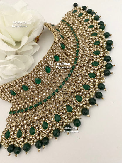 Premium Quality Polki Bridal set/Indian bridal jewelry