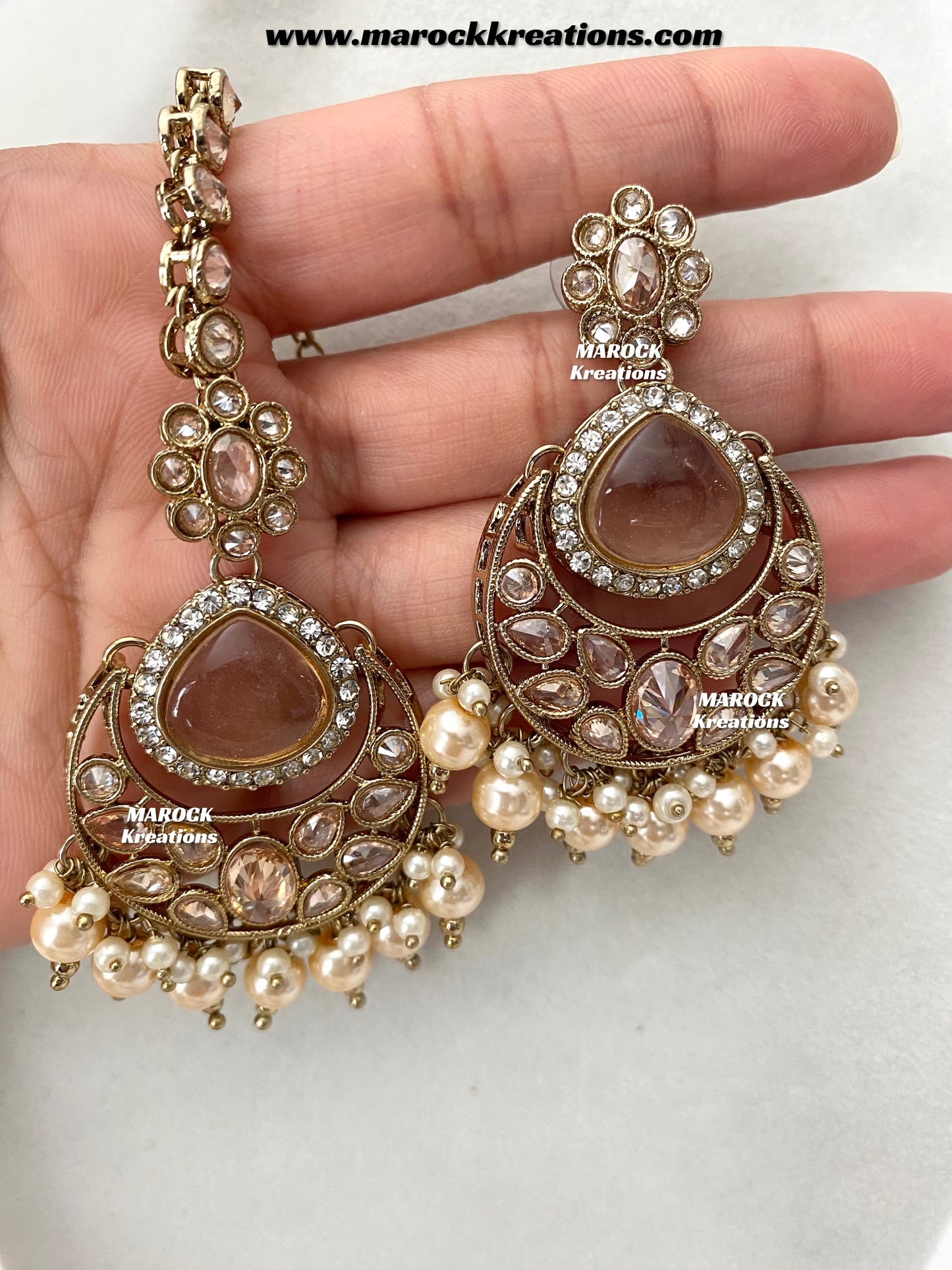 Kinjal Premium Quality Polki and Monalisa Statement Choker set