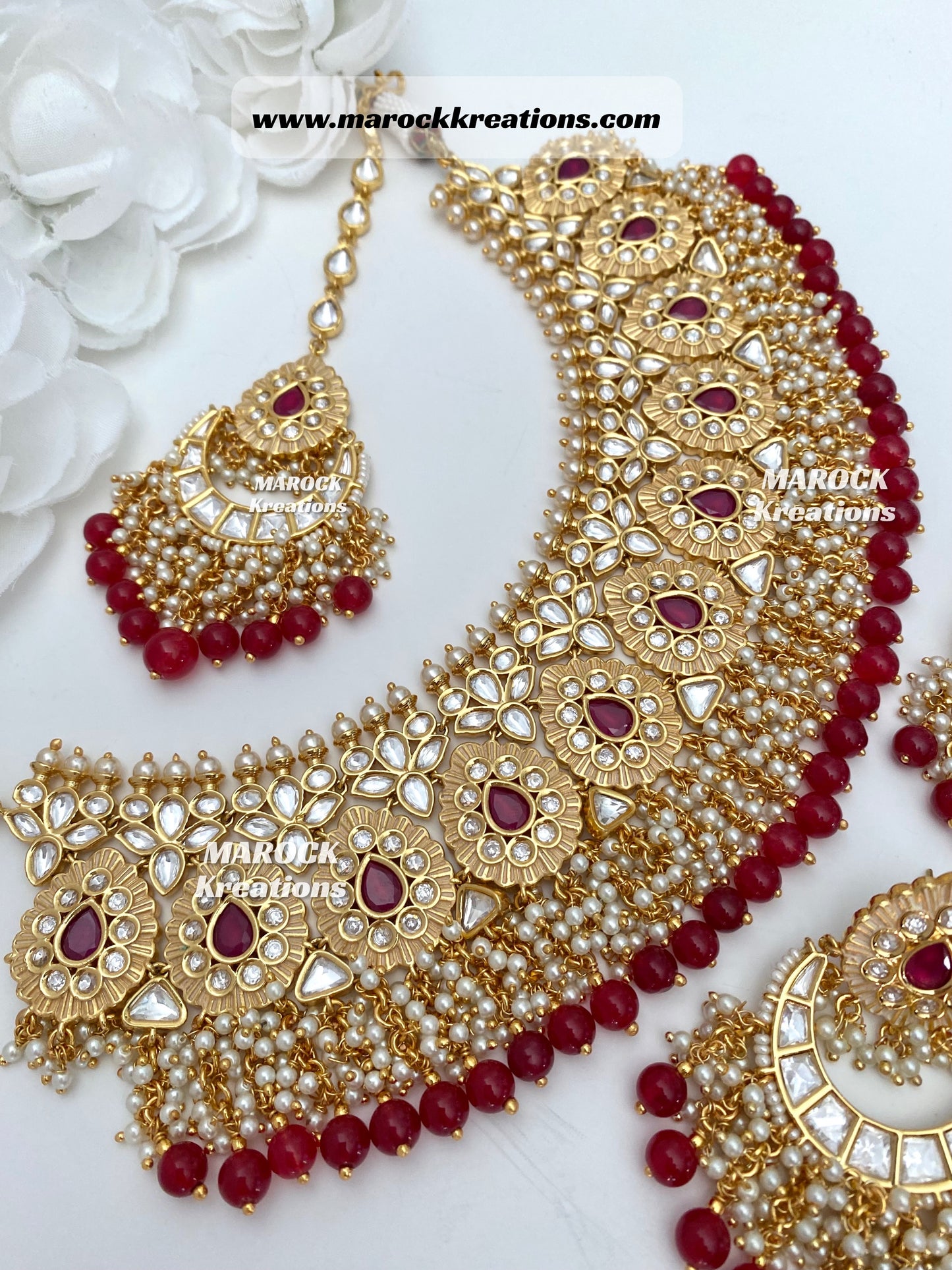 Pihu Tyani inspired Premium Quality Gold plated Kundan Necklace set/Bridal set