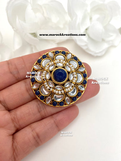 Kundan Statement adjustable Finger Rings