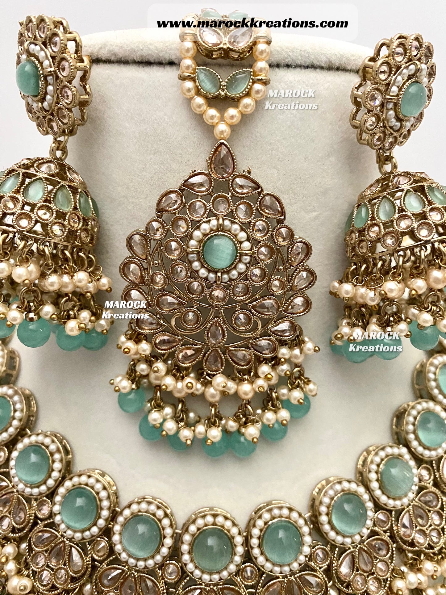 Aalia Antique Polki Necklace set