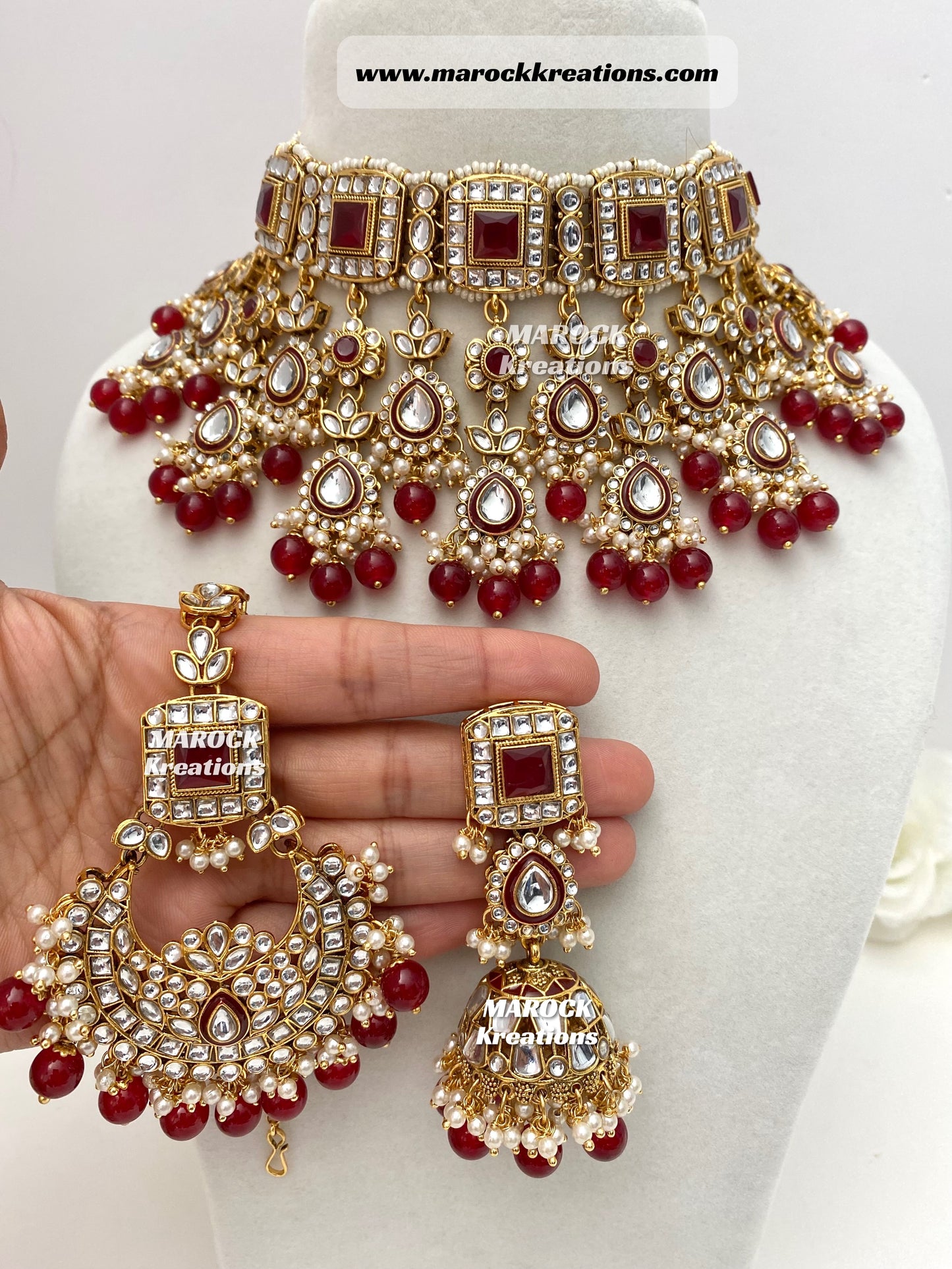 Zoya Premium Quality Kundan Statement Necklace set