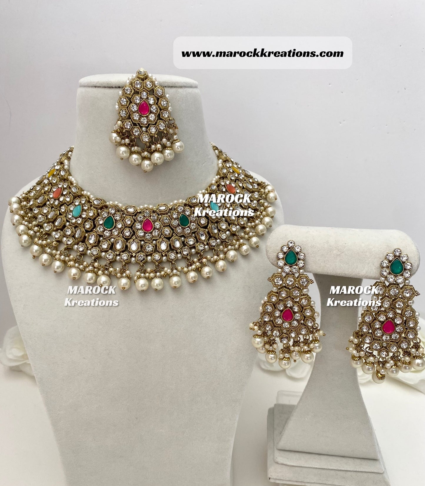 Kundan/Stone Necklace set