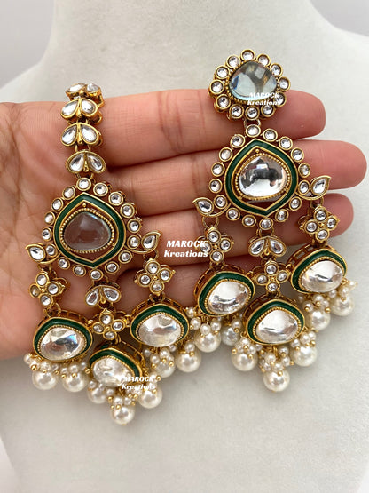 Connie Premium Quality Statement Kundan Necklace/Bridal set