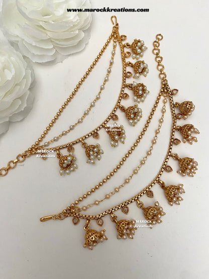 Gold Plated Saharey/Ear chains