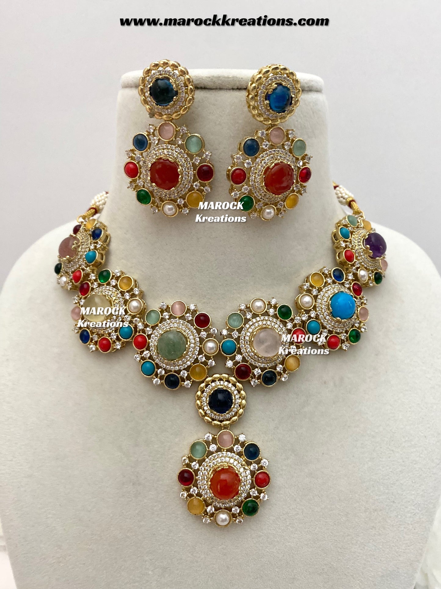 Annie Premium quality Sabyasachi inspired Statement necklace set