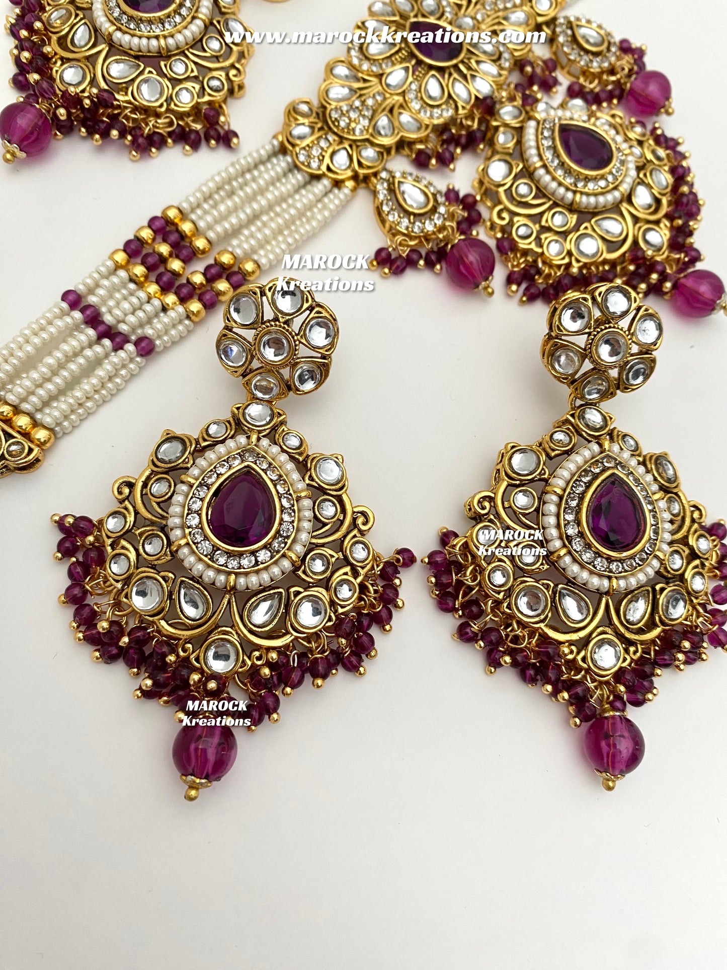 Mahima Premium Quality Kundan Choker set