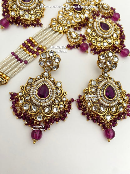 Mahima Premium Quality Kundan Choker set