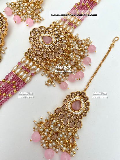 Gold Polki Choker set