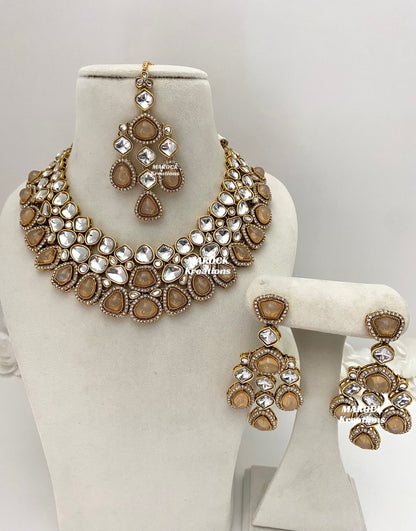 Patriza Sabyasachi inspired Premium Quality Kundan Statement Necklace set