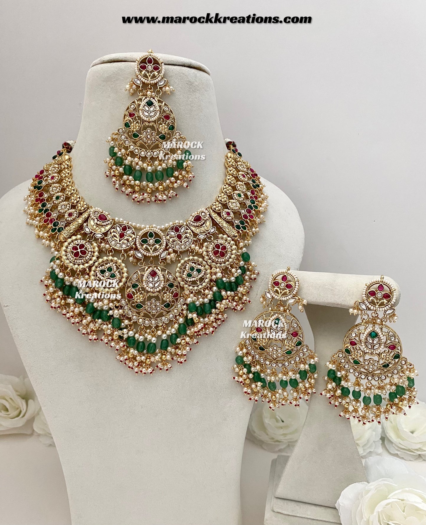 Rachna Premium Quality Kundan Bridal Set