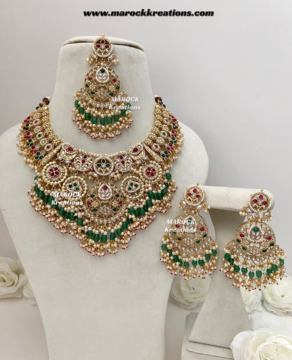 Rachna Premium Quality Kundan Bridal Set
