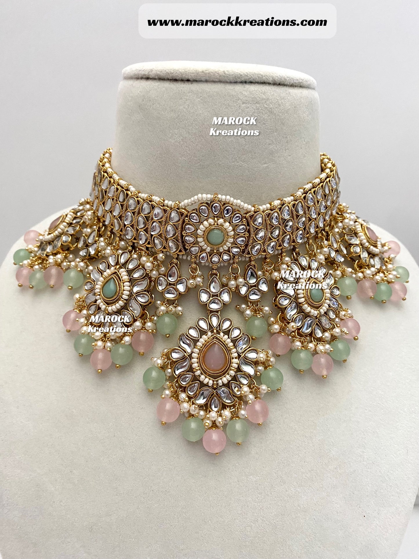 Premium Quality Kundan Bridal set/Indian bridal jewelry