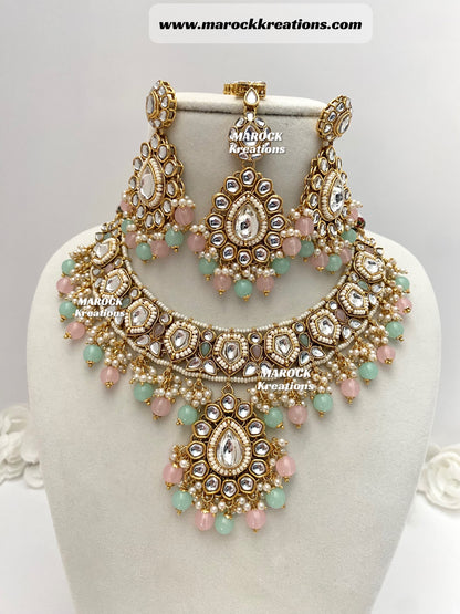 Sania Premium Quality Kundan Necklace set