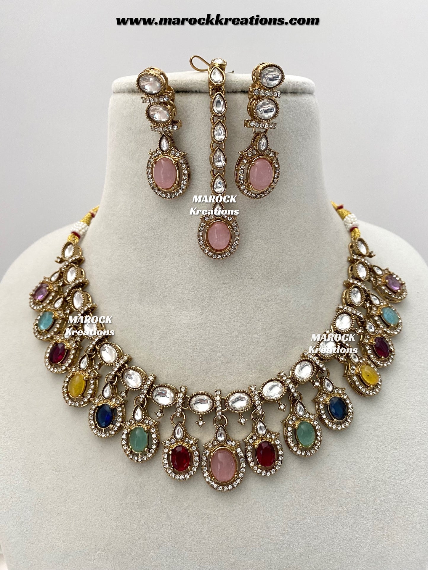Areeba Kundan Necklace set