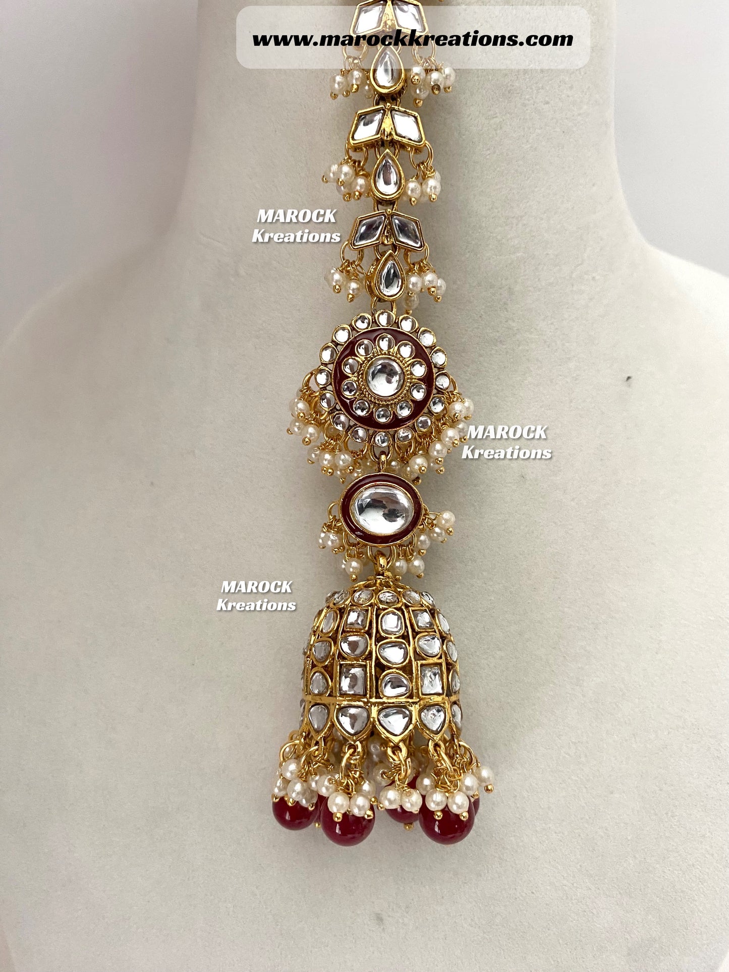 Mehak Premium Quality Kundan Statement Necklace set