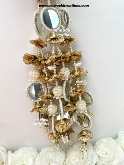 Traditional gotta patti heavy look Parandi with lace /Hair dori/Jago braid accessories