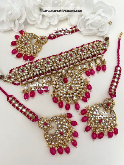 Fine Kundan Statement Choker set