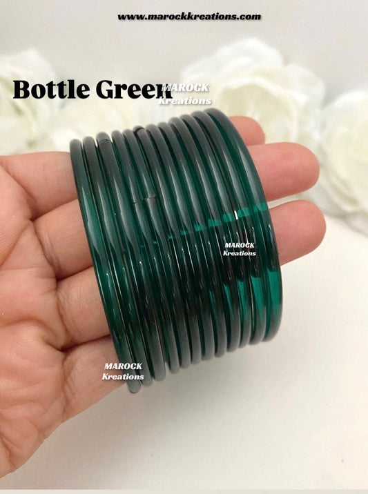 Jelly Glass bangles (Pack of 1 dozen)