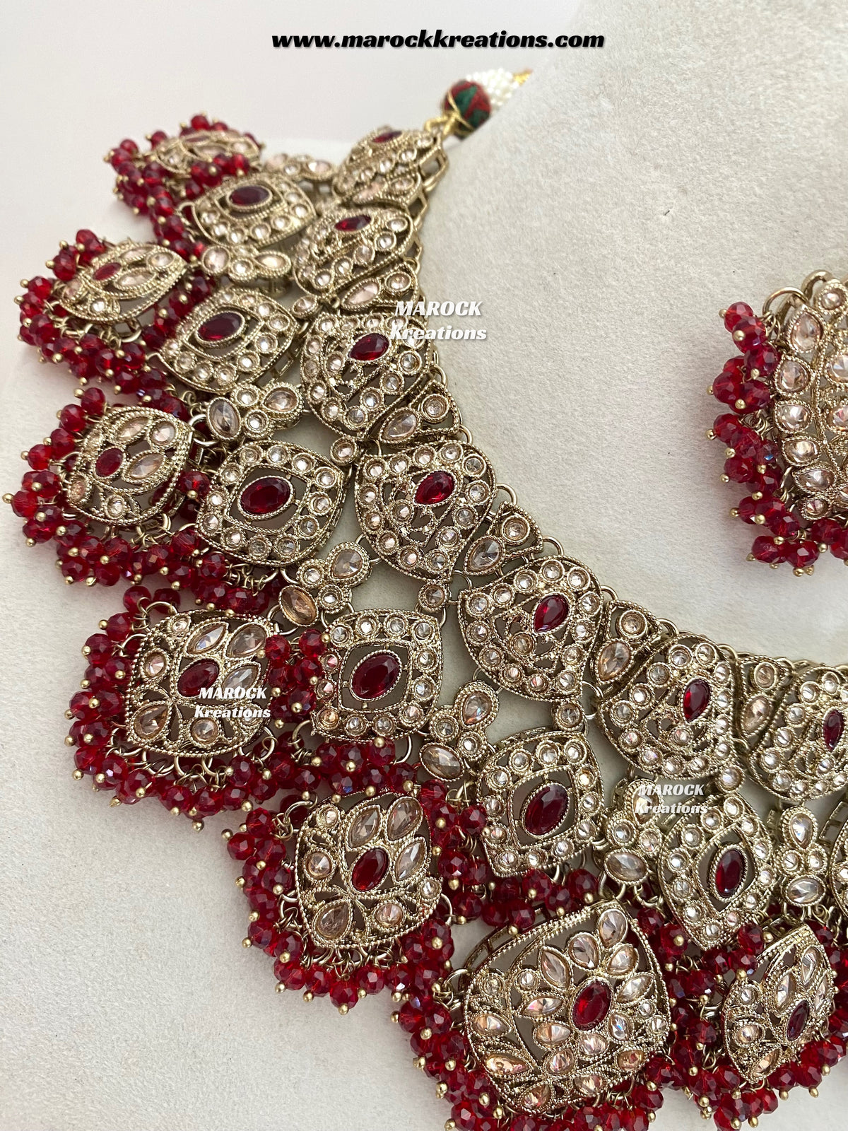 Shradha Polki Statement Necklace set/Bridal set
