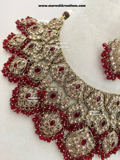 Shradha Polki Statement Necklace set/Bridal set