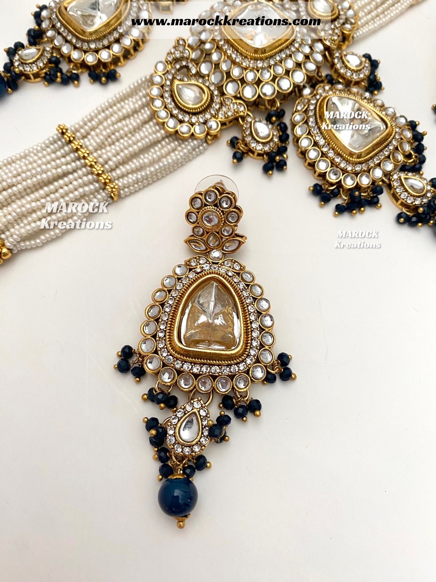 Aarzoo Kundan Statement Choker set