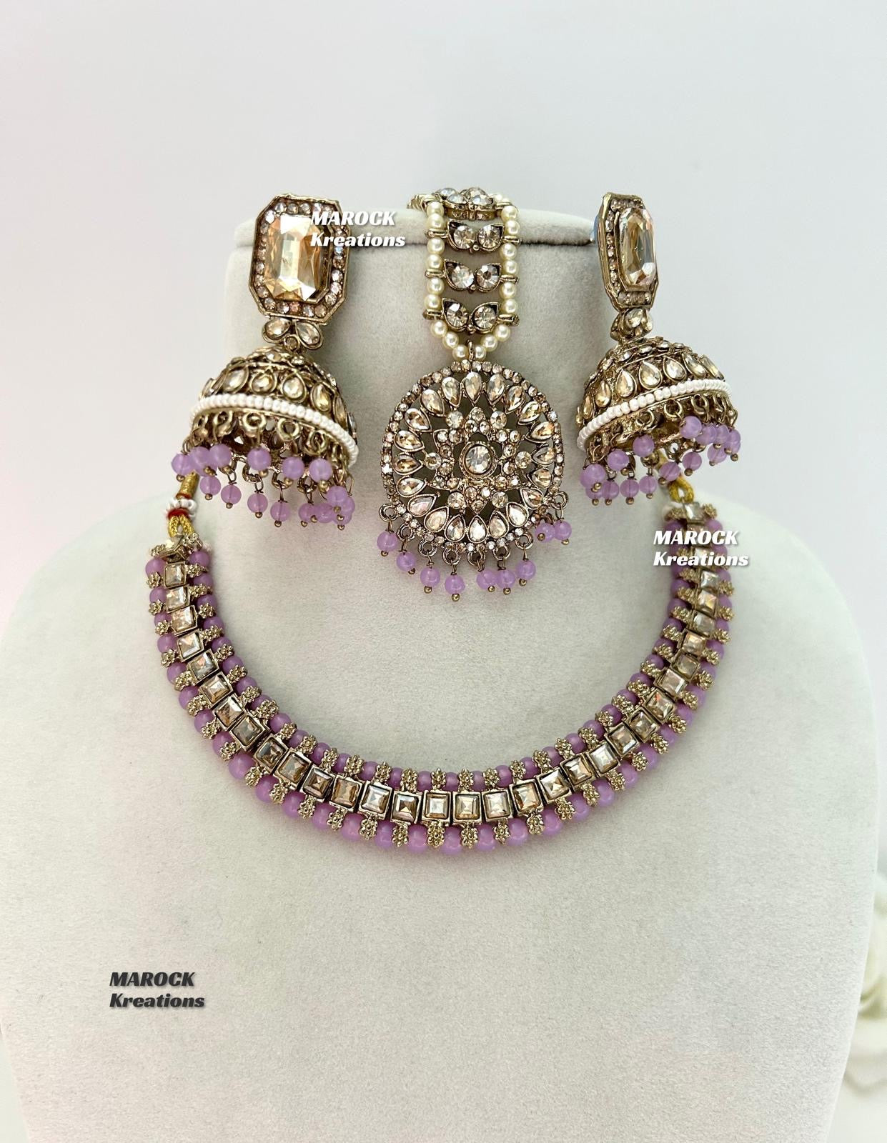 Kajal Polki Necklace set