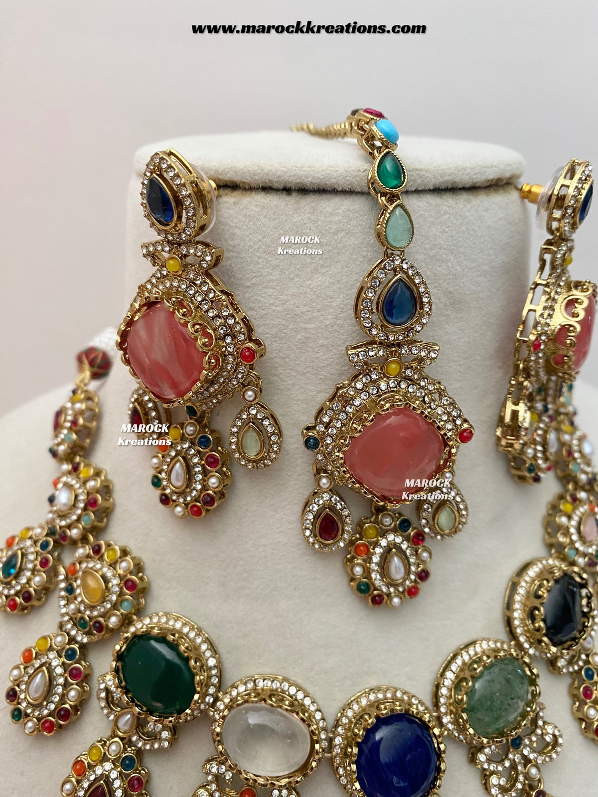Niharika Sabyasachi inspired Premium Quality Kundan statement choker/necklace set