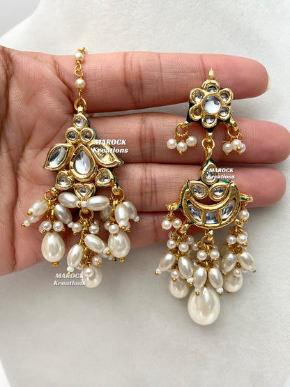 Brinda Premium Quality Kundan Meenakari Statement Choker set